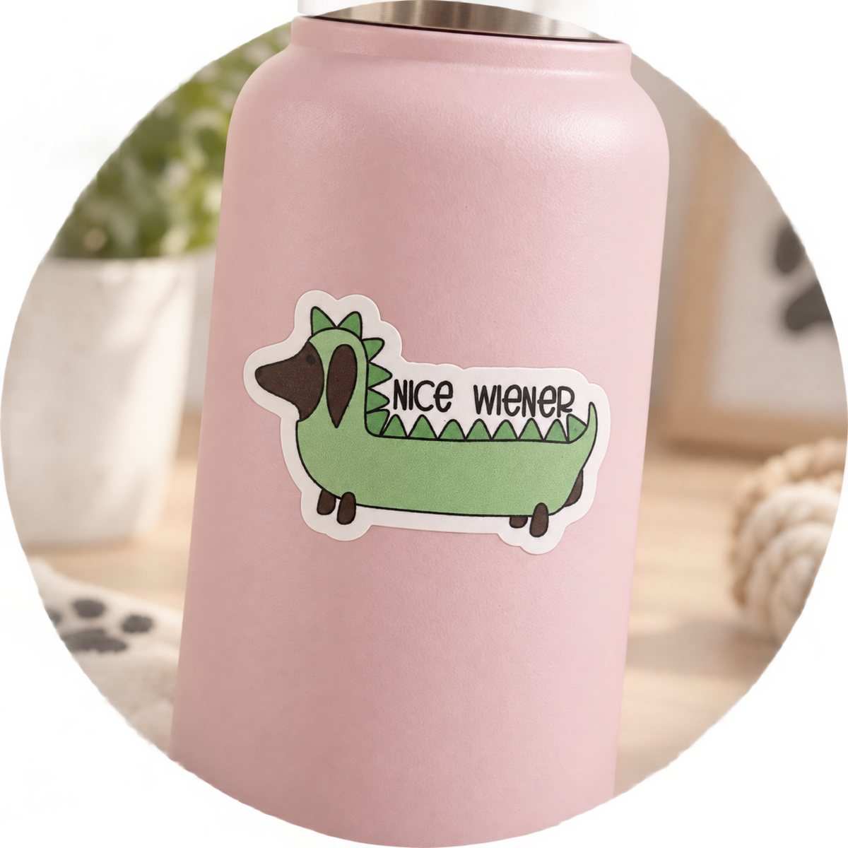 Nice Wiener Dachshund Sticker