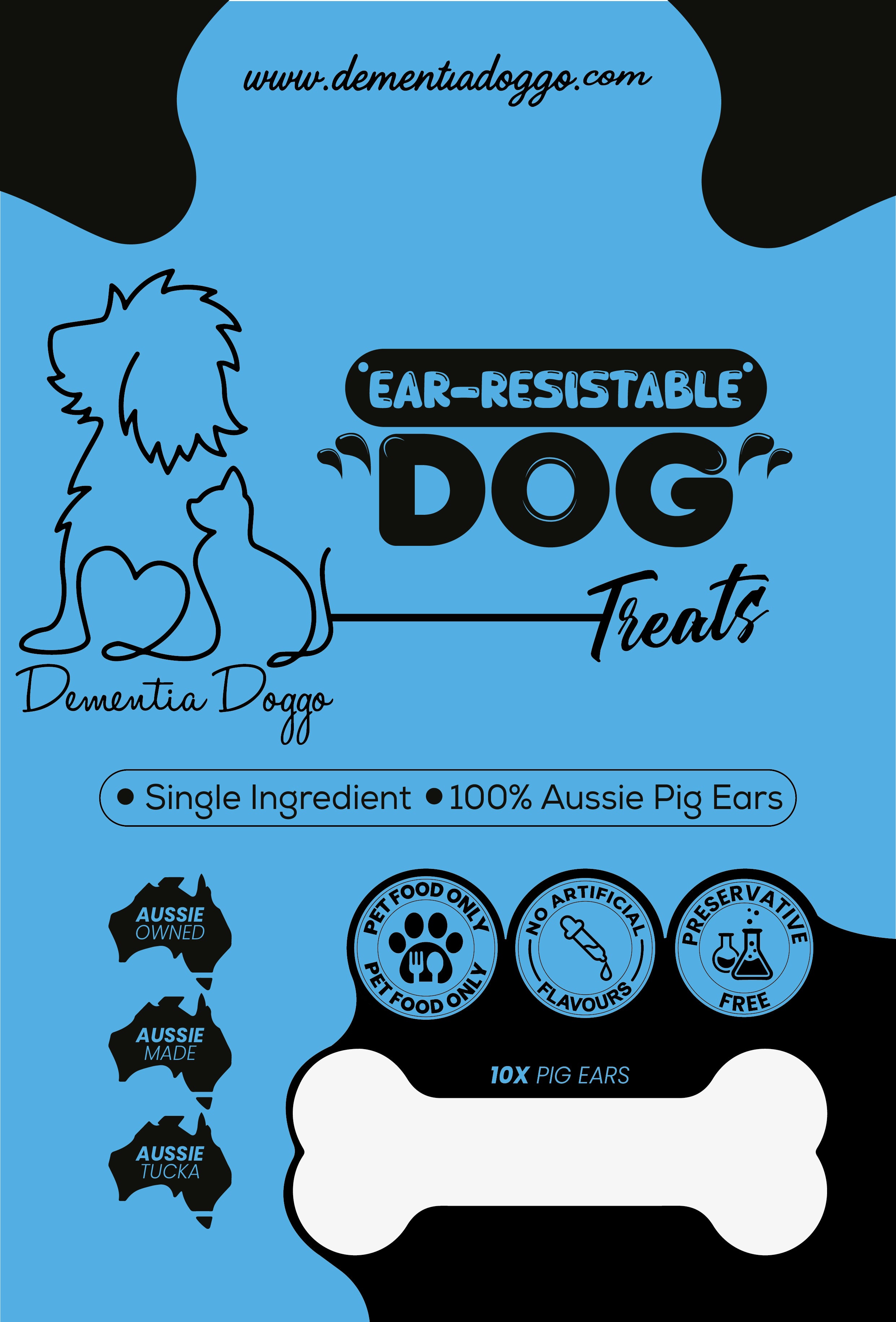 Ear-resistable Dog Treats x 5