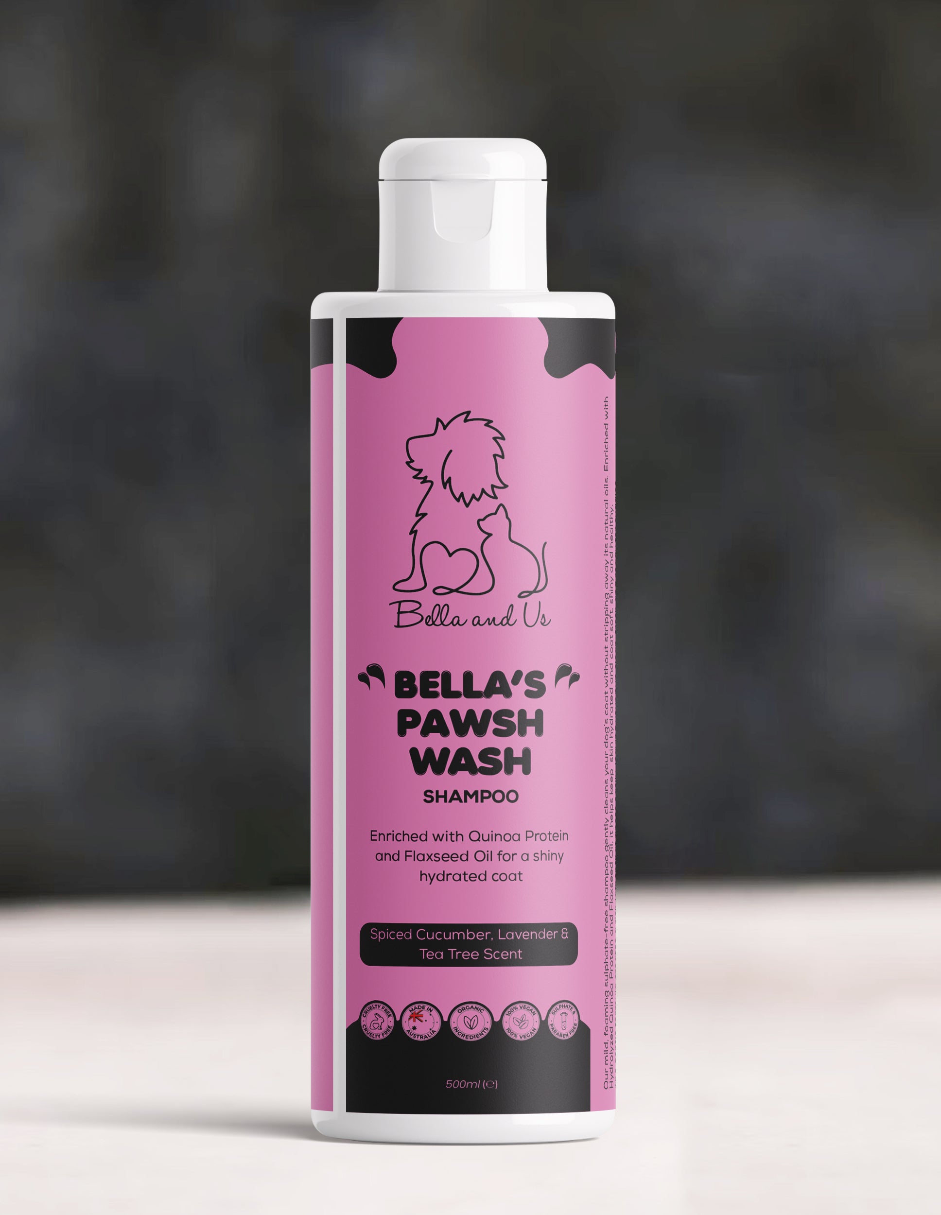 Bella’s Pawsh Wash Shampoo 500ml