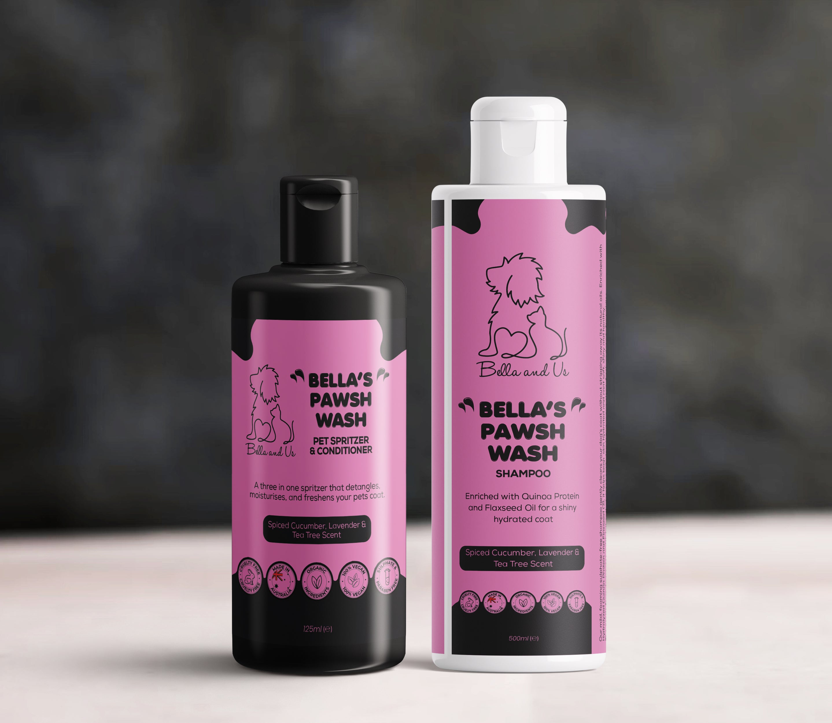 Bella’s Pawsh Wash Shampoo and Conditioner BUNDLE